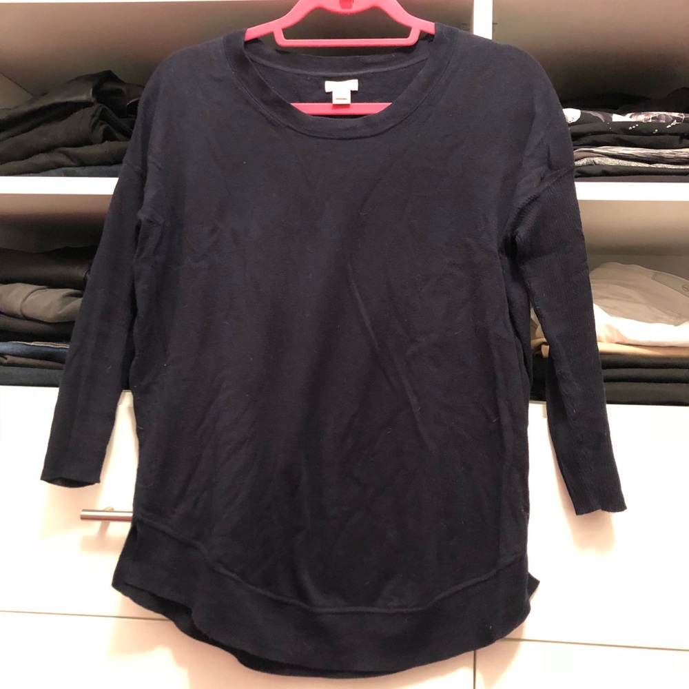 J crew petite small crew neck pullover sweater